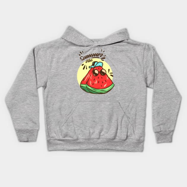 watermelon Kids Hoodie by donipacoceng